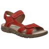 Sandale JOSEF SEIBEL "Brenda 03", Damen, Gr. 38, rot (rubinrot), Leder, casual, Schuhe, mit Lederinnenausstattung
