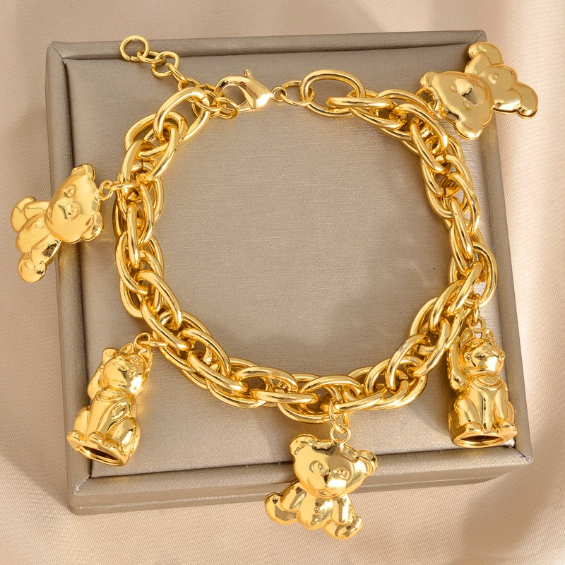 Dubai Luxus 18K vergoldet Hip Hop Armband für Frauen Hochzeit Verlobung Party Alltagskleidung Armband Charms Schmuck Geschenk Image