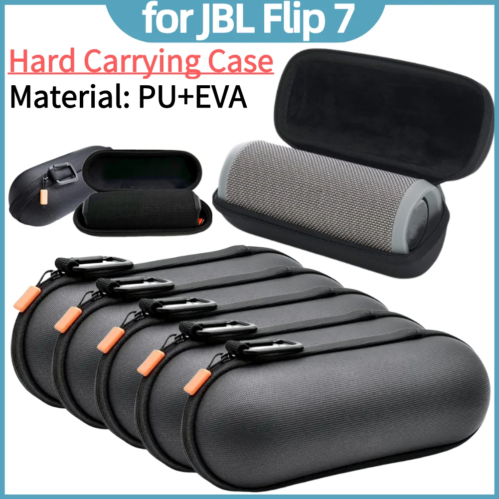 Hartschalenkoffer für JBL Flip 7-Lautsprecher, tragbare Aufbewahrungstasche, wasserdichte Hartschalen-Reisetasche, kratzfestes Lautsprecherzubehör Image