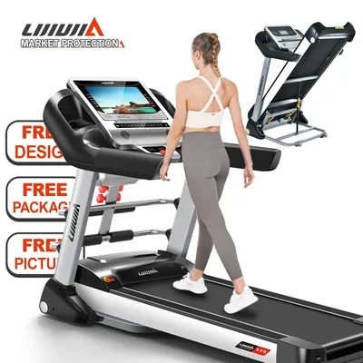 Lijiujia Electronic 2.5hp Motor Ac American Fitness Commercial Incline Treadmill Running Machine