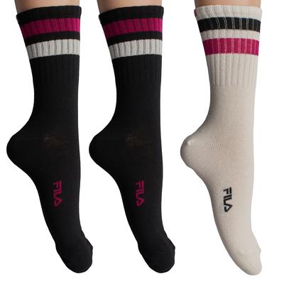 3er-Pack lange Baumwollsocken F3609 für Damen und Herren Image