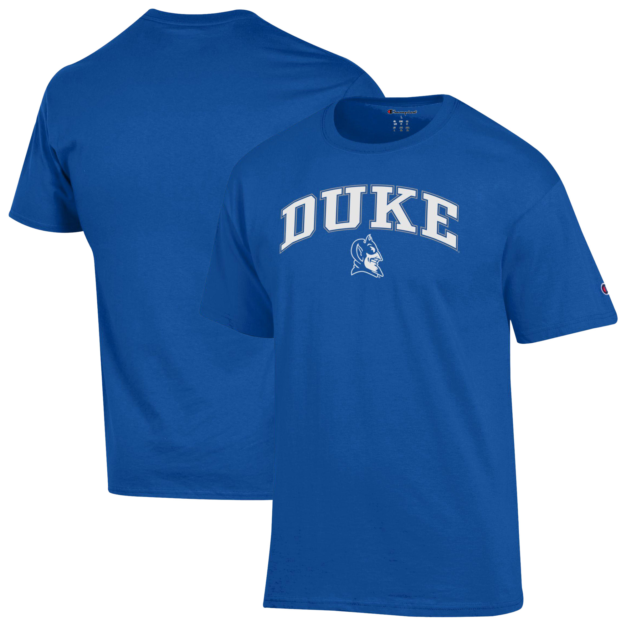 "Herren-T-Shirt mit gewölbtem Logo der Champion Royal Duke Blue Devils" Image