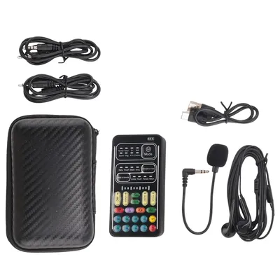Voice Changer Handheld Microphone Voice Changer With Sound Multifunctional Effects Machine For