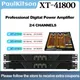 Amplificatore per altoparlanti line array Paulkitson XT41800 4X1800W 8OHM Amplificatore di potenza digitale professionale Amplificatore subwoofer DJ a 4 canali Preamplificatore Amplificatore audio