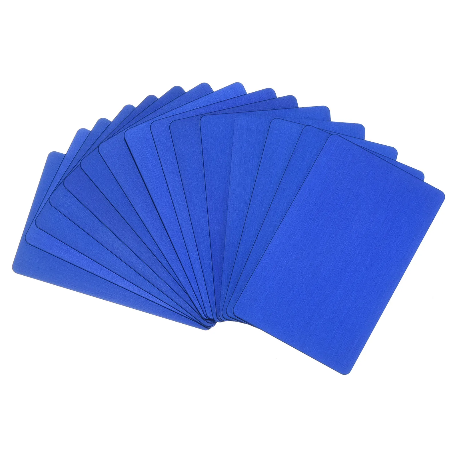20/30 pièces 86x54x0.8mm cartes de visite en métal aluminium anodisé cartes vierges carte de nom gravure Laser cartes de visite imprimables pour bricolage personnalisé