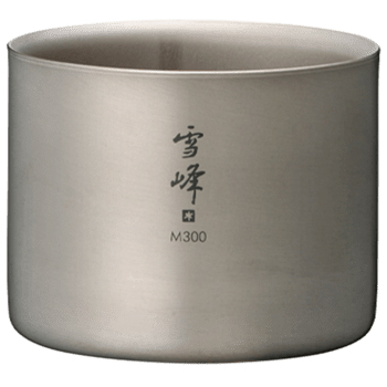 Snow Peak - Ti-Double Stacking Mug M300 - Becher Gr 300 ml grau