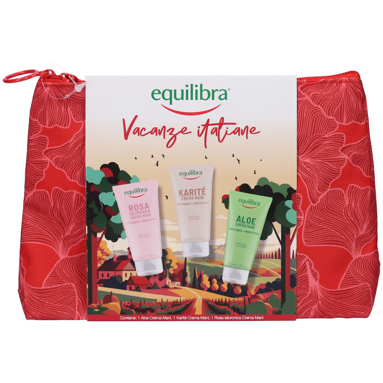 Equilibra Set Crema Mani Vacanze Italiane con Pochette in Omaggio - Ri