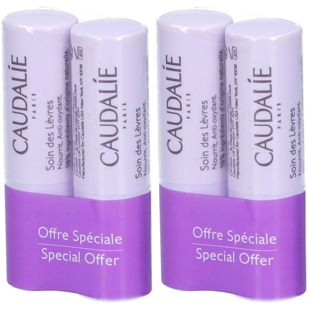 Caudalie Vinotherapist™ Trattamento Labbra 2x2x4,5 g Protezione per le