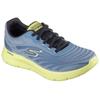 Sneaker SKECHERS "GO WALK FLEX", Herren, Gr. 45, bunt (hellblau, gelb), Textil, Lederimitat, kontrastfarbene Details, sportlich, Schuhe, Trainingsschuh, Slipper mit Ultra Go Dämpfung