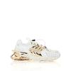 Sneaker PLEIN SPORT "The Thunder Stroke Gen.x.02.", Gr. 36, Normalschaft, 0116, weiß, gold, Schuhe
