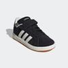 Klettschuh ADIDAS SPORTSWEAR "GRAND COURT 00S KIDS", Gr. 31, core schwarz, sanftes weiß, gum10, Leder, Textil, sportlich, Schuhe, Design auf den Spuren des adidas Superstar