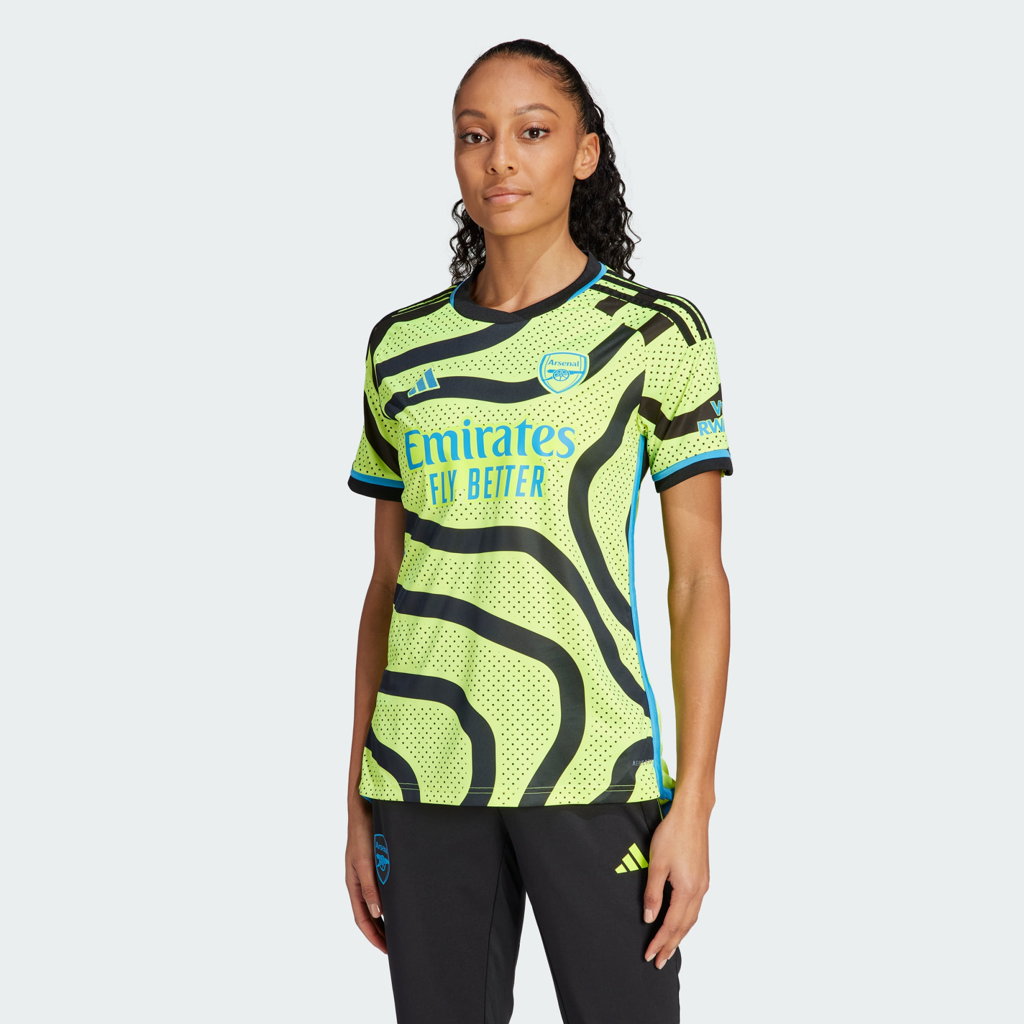 adidas Performance Womens Arsenal 23/24 Away Jersey - Yellow Recycled Material - Size X-large | adidas Performance Sale | Discount Designer Brands