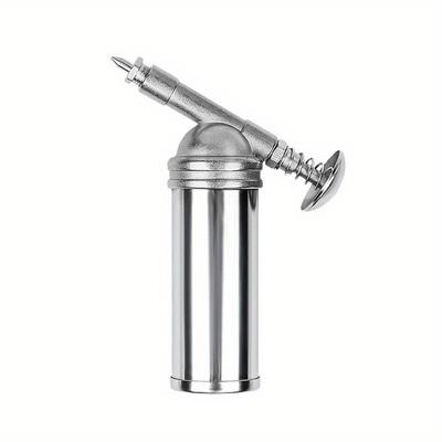 TEMU Handheld Mini Grease , 80cc, 1000psi High Pressure Output, Metal Construction, With Adjustable Nozzle, For Lubrication, Oil Dispensing Image