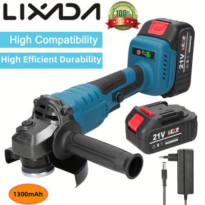 TEMU 21v 125mm M14 Angle Grinder Brushless Motor Electric Grinding Tool Multifunctional Tool Image