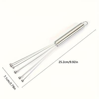 TEMU Yuhuphyllic 1pc , Whisk, Whisk, And , Steel Whisk Cooking For , , (/) Image