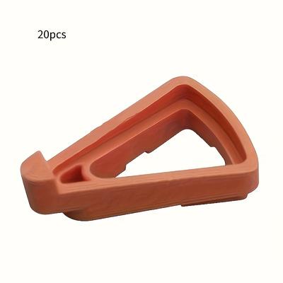 TEMU 20pcs Durable Plastic Flower Pot Feet Caddies - Garden Plant Pot Risers With Ventilation Holes For Improved Airflow And , Raised Pot Design For Outdoor Plants, Plant Container Accessories Image