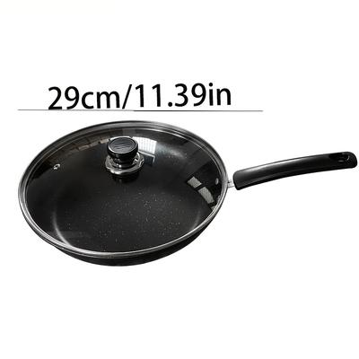 TEMU A Multifunctional Frying Pan Made Of Maifan Stone For Cooking Steak, Suitable For Stoves, In A Set With A Handle Style; Matches The Actual Product. Image