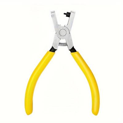 TEMU Stainless Steel Watch Band Punch Tool, 2.0mm Hole Punching Pliers, Wristband Hole Punching Tool For Watchband Repair And Assembly - Ideal Gift For Watch Enthusiasts Image