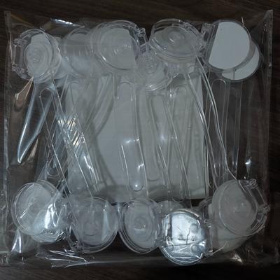 TEMU 10pcs Clear Safety Cabinet Locks - Polyethylene, For Drawers, Fridge, Closet & Pantry - Secure & Easy-to-install Latches For ' Proofing, Cabinet Safety | Transparent Locks | Latches, Safety Locks Image