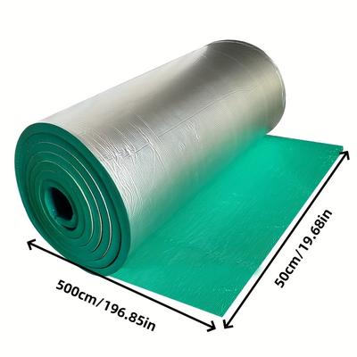 TEMU A 1 Roll Of 50cm By 800cm Insulation Board For Sunrooms, Sun Protection Material, Tiles, , Frost Protection, Awning, Soundproofing, Flame Retardant, Self-adhesive . Image