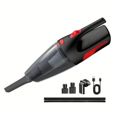 TEMU Cascadevac Powerful Handheld Vacuum Cleaner, Wireless, Usb Rechargeable, , Strong Suction, Multiple Accessories, Ideal For Home And Commercial Use, Cordless Vacuum Cleaner Image
