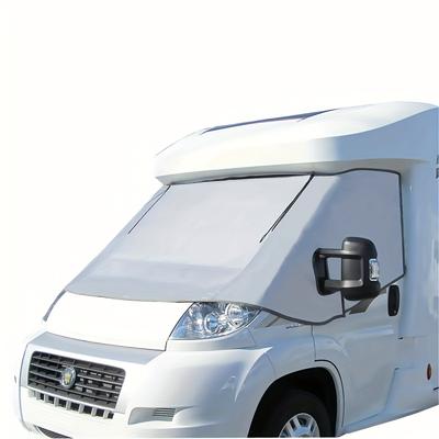 TEMU Thermal Insulated Motorhome Cab Cover Blinds For , For , Relay X250 - Polyester, Roll-, Out Sun And Glare Image