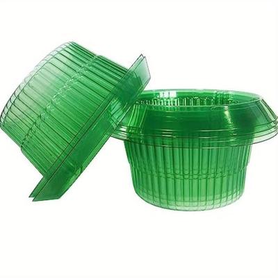 TEMU 5pcs Transparent Collar Plant Protectors - Pest Barrier, Thick Circular Seedling Covers For Indoor/outdoor Gardening, Durable Acrylic Garden Netting|circular Barrier|garden Nettin Image