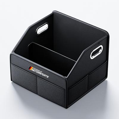 TEMU Pu Leather Car Trunk Storage Foldable Box Rear Trunk Multipurpose Organizer For 1 3 5 X Series For Image