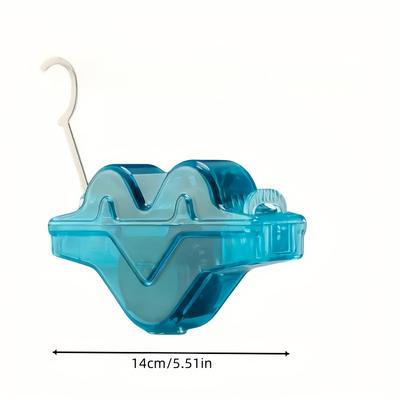 TEMU Frog-style Bicycle Chain Cleaner – Maintenance Tool For Mountain Bikes, Durable Abs Material, Blue, , Bike Accessories Image