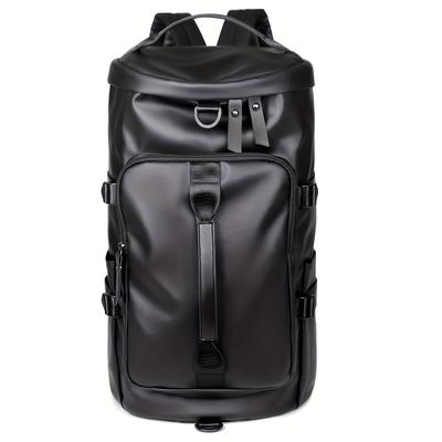 TEMU [] Large Capacity Sports Duffel Gym Bag | | Multi-compartment With Shoe Compartment | Secure Zippered Pockets & Sturdy Handles | For Travel And Fitness, Gym Accessories Image