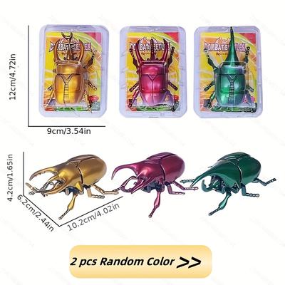 TEMU 2pcs/1pc, Cat Toy- Large Running Beetles- Simulated Pet Toy - Cat Toy - Cat's Moving Insect Toy- Large Size Image