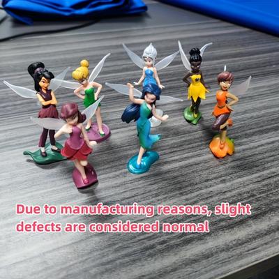 TEMU 7pcs Anime Figure Set - Adorable Sil Collect Doll, Fawn Gift, The Perfect Birthday Party Activity Gift, Car, Room, Offcie Decoration Image
