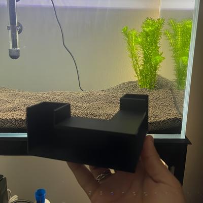 TEMU Comfortable Hideout For Aquarium Corner Cave Tunnel - Clear Abs Aquarium Ornament, Reduces Stress In & Small Fishes, Enhances Look Of Aquarium Image