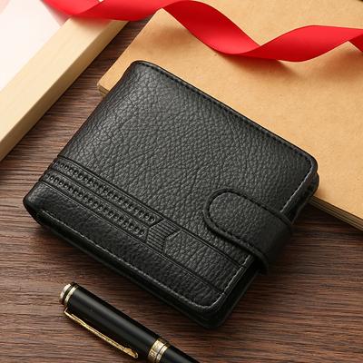 TEMU A Stylish Retro Men' Purse Money Holder Card Holder, 2 Colors From, Suitable For Gifts, Daily Commuting, And Going Out Image