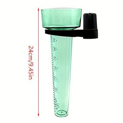 TEMU 1pc Portable Gauge - 85x240mm Polystyrene, Waterproof & Weather-resistant, Ideal For Garden Monitoring, Perfect Family Gift, Garden Meteorological Equipment|modern |waterproof Instrument Image