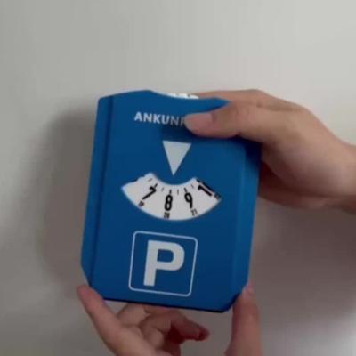 TEMU Blue Timer - Parking Disc Car Sign Meter, Plastic Material, Ideal For On-, Great Gift For Car Owners Image