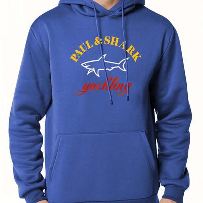 TEMU Men's Long-sleeve Hooded Sweatshirt With A For Casual Outdoor Sports. Image
