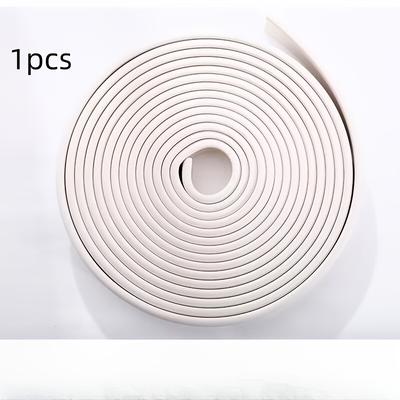 "TEMU 1 Roll Decorative Corner Protector Sticker - 1.18" X 196.85", Wall Frame Border & Floor Trim With Smooth Glossy Finish, Easy Application For Decor" Image