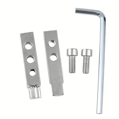 TEMU 1/2-3/4 Inch Adjustable Angle Faucet Valve Extractor - Metal, Non-slip Blue Handle, Dual-use Tool For Plumbers, Waterproof And Durable, Repair Tool | Adjustable Angle Tool | Metal Construction Image
