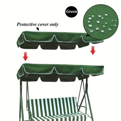 TEMU 1pc, Outdoor Large Size Rain And Roof Protective Cover, Suitable For Garden Swing, Playground Swing, Beach Swing, Outdoor Swing Protective Cover, Is A Good Gift For Image