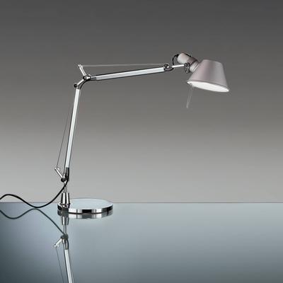 Artemide Tolomeo Mini Tischlampe alu mit Fuß 2700K Image