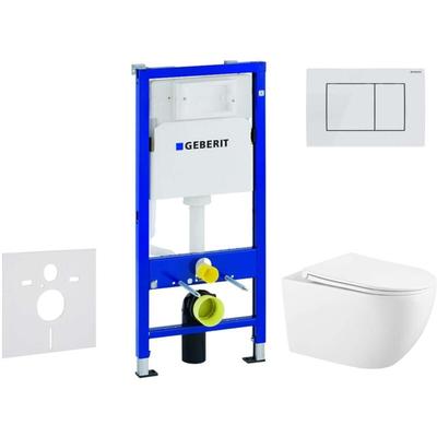 Geberit Duofix - Set Vorwandelement, Gaia-WC mit Softclose-Sitz und Delta30-Betätigungsplatte, Image
