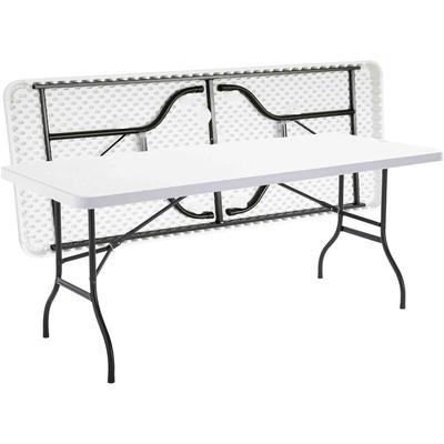 Klappbarer Gartentisch von 180 cm, Weiss Image