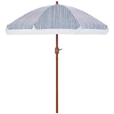 Romantischer Quasten Sonnenschirm ø 215 cm Klappbarer Gartenschirm 8-Glasfaserrippen-Schirm mit Image