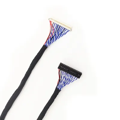DF19-30P 2ch 8-bit lvds kabel für 17 "samsung bildschirm LVDS 30pin 2ch 8bit bildschirm stecker Image