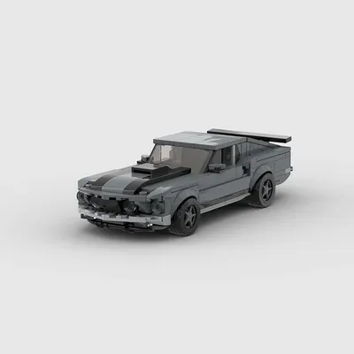 MOC Supercar Speed Champion Baustein-Rennwagen, Lieblings-Bausteinfahrzeuge für Kinder, pädagogischer Ziegel Image
