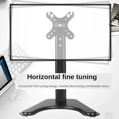 Desktop-Monitor-Armhalter für 14–32 Zoll LCD-LED-Touchscreen-Ständer, Halterung, PC, Metallhalterung, unterstützt Plasma-TV-Basis – DZV1