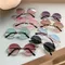 2025 Randlose, luxuriöse, trendige Sonnenbrille, Cut-Edge-Sonnenbrille, Markendesigner-Sonnenbrille, Damen-Sonnenbrille, UV400, О Prep; Sehnown Ж Diego