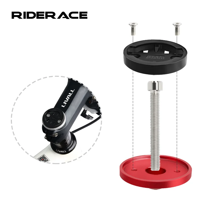 Fahrrad Computer Halter Vorbau Top Cap GPS Tacho Halterung Fahrrad Stoppuhr Feste Halter Basis Für Garmin Bryton CatEye Image