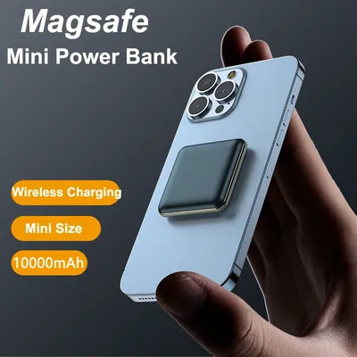 Mini-Powerbank, magnetisches kabelloses Ladegerät, Magsafe Powerbank für iPhone 16, 15, 14, 13, 12, Image